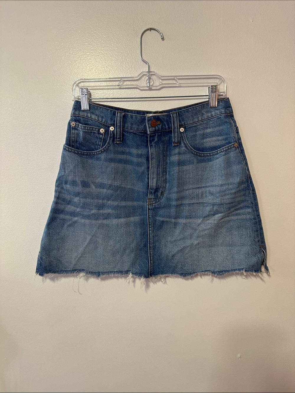 Madewell Denim Mini Skirt 28 - Picture 2 of 10